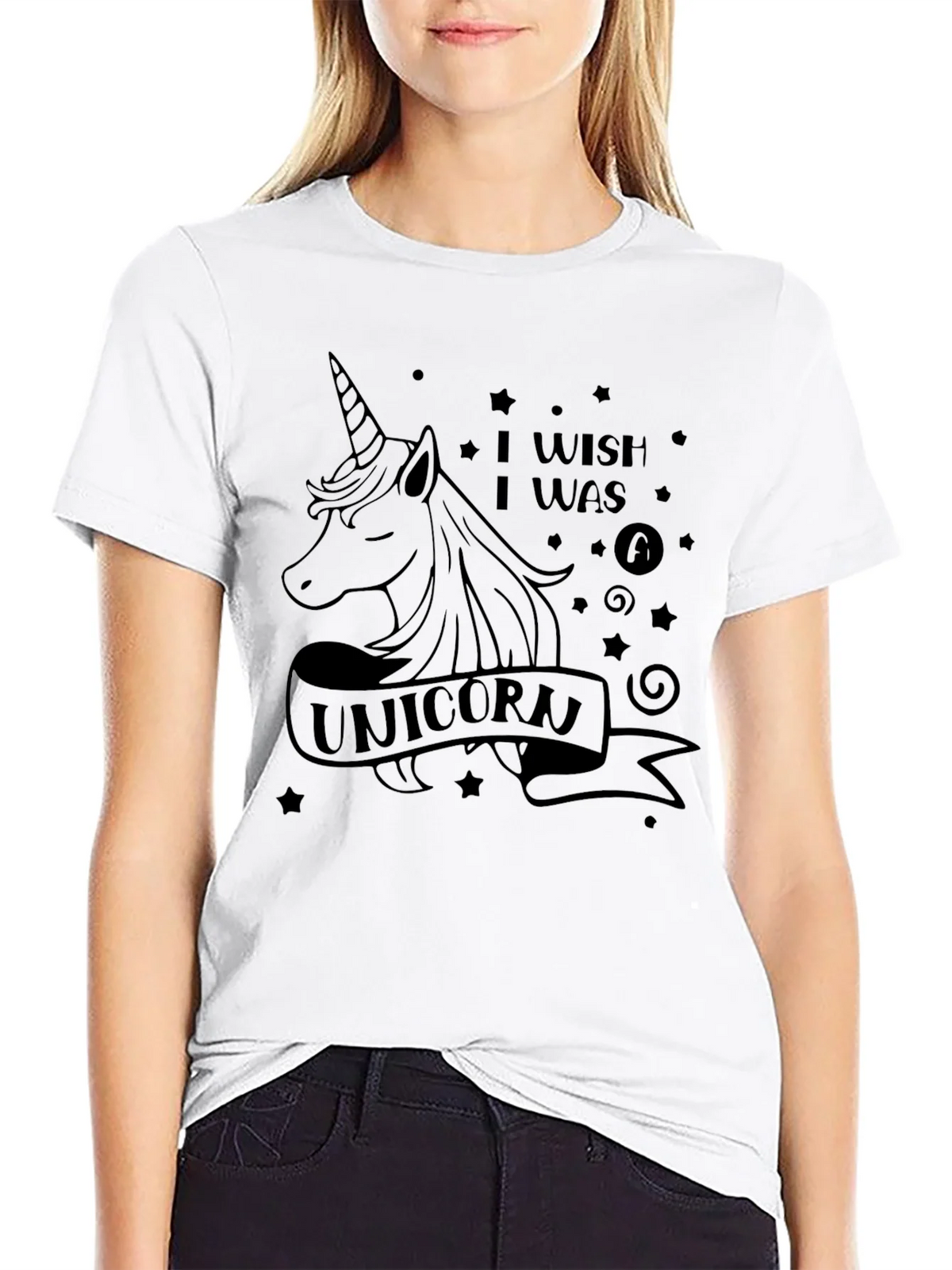 I Wish I Was A Unicorn T-Shirt product image 7