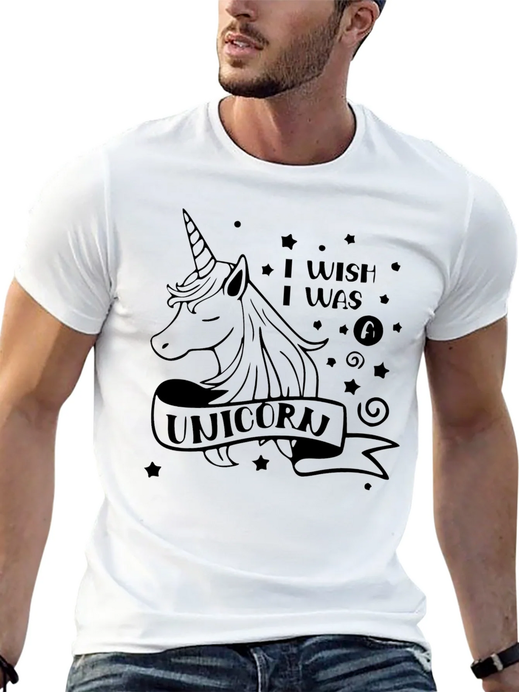 I Wish I Was A Unicorn T-Shirt product image 10