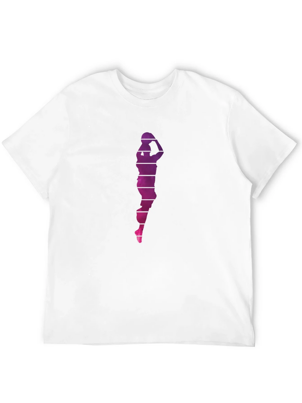 Basketball Player Graphic Tee - Black Cotton Blend product image 5