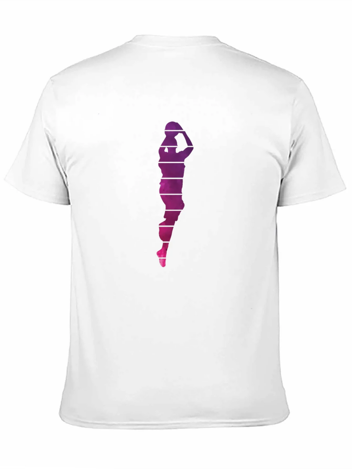 Basketball Player Graphic Tee - Black Cotton Blend product image 4
