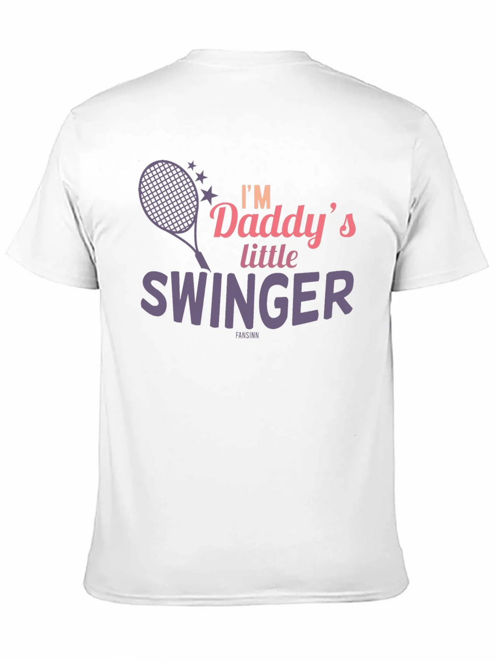 Daddys Little Swinger T-Shirt Funny Tennis Tee product image 6