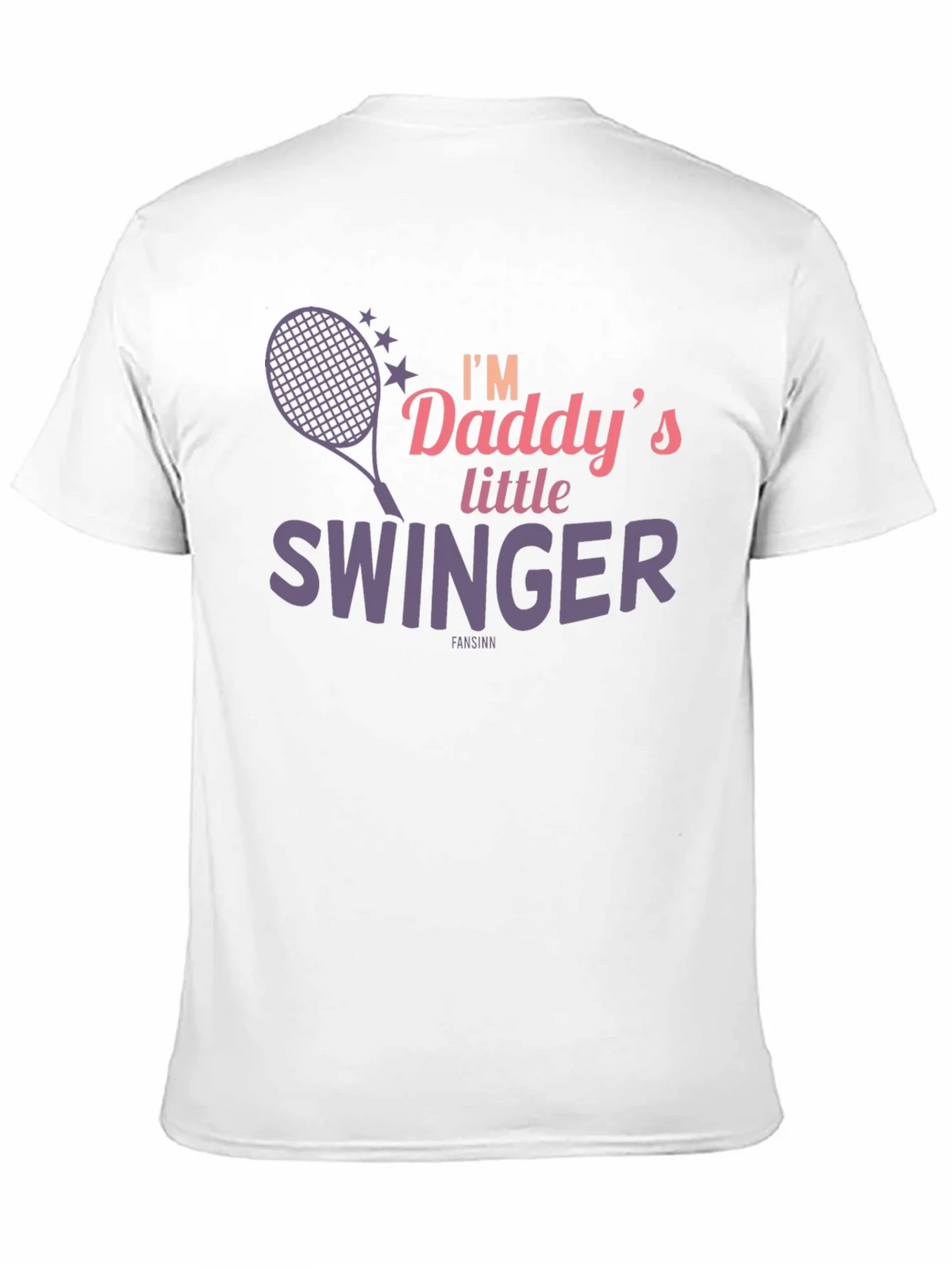 Daddys Little Swinger T-Shirt Funny Tennis Tee product image 6