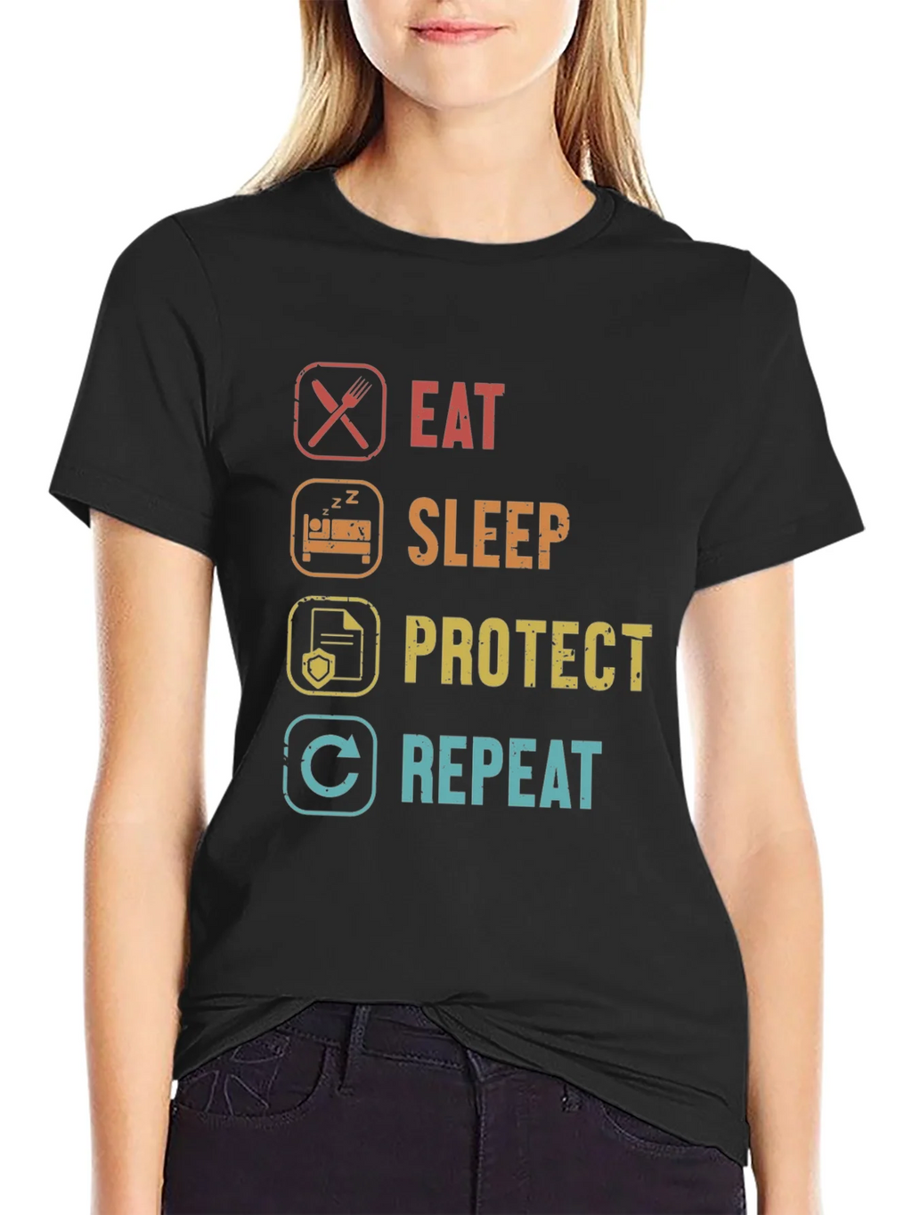 Eat Sleep Protect Repeat T-Shirt product image 2