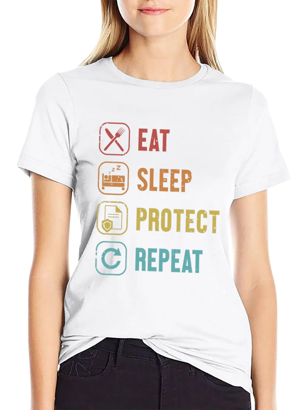 Eat Sleep Protect Repeat T-Shirt product image 8