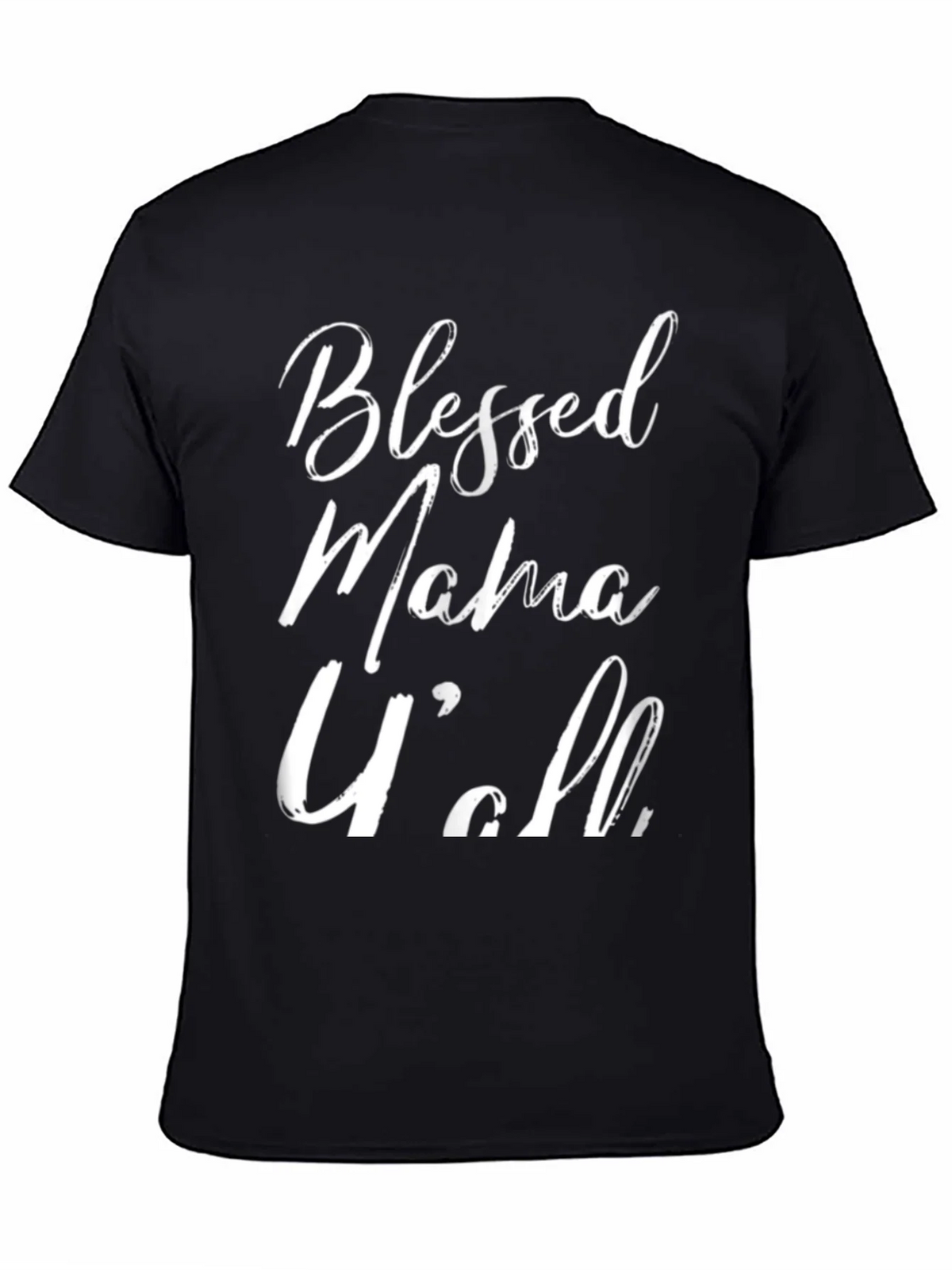 Blessed Mama Yall Black Graphic Tee product image 4