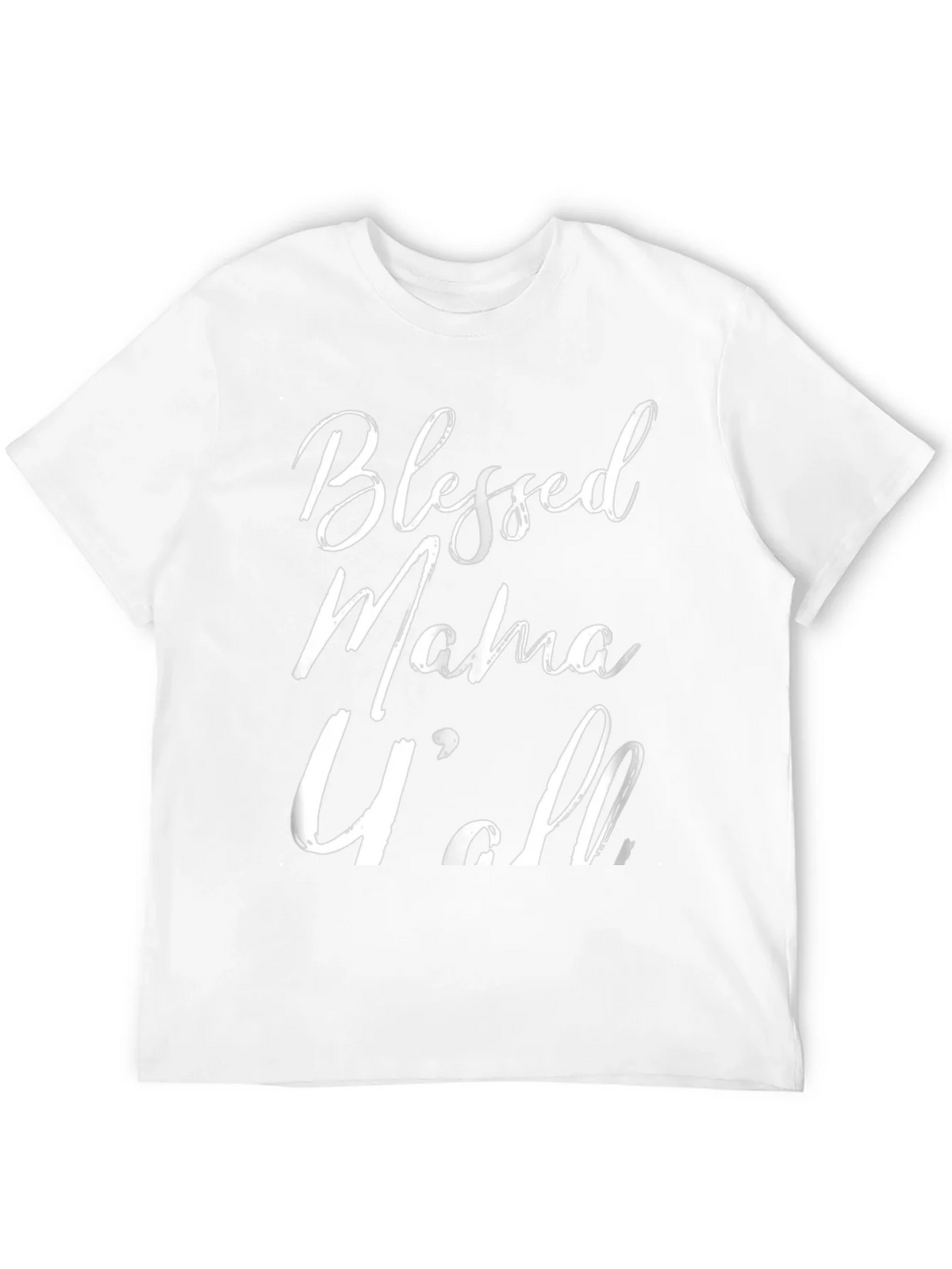 Blessed Mama Yall Black Graphic Tee product image 11