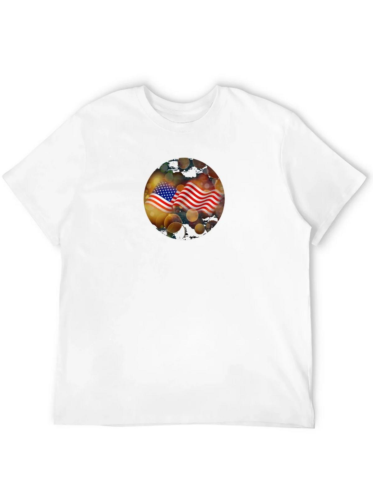 American Flag Graphic Black T-Shirt product image 11