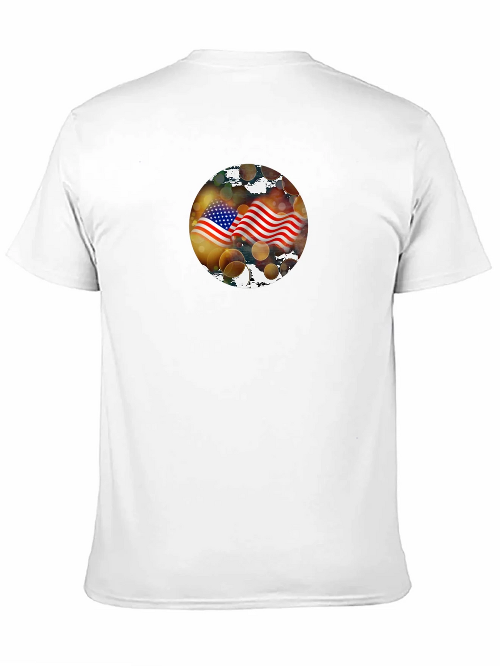 American Flag Graphic Black T-Shirt product image 10