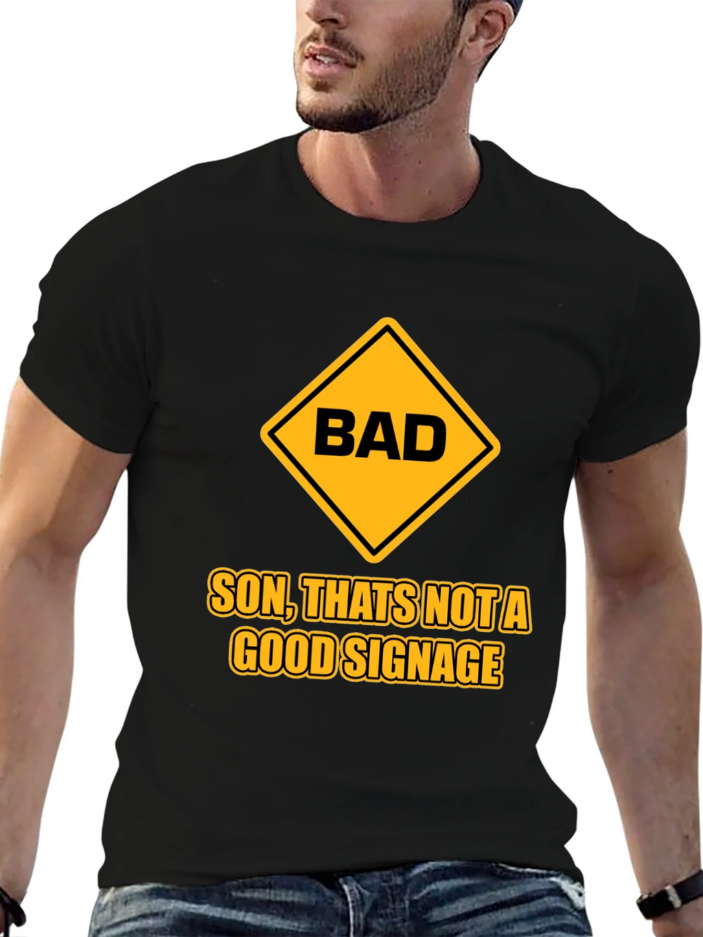 Bad Signage Humor Graphic T-Shirt product image 6