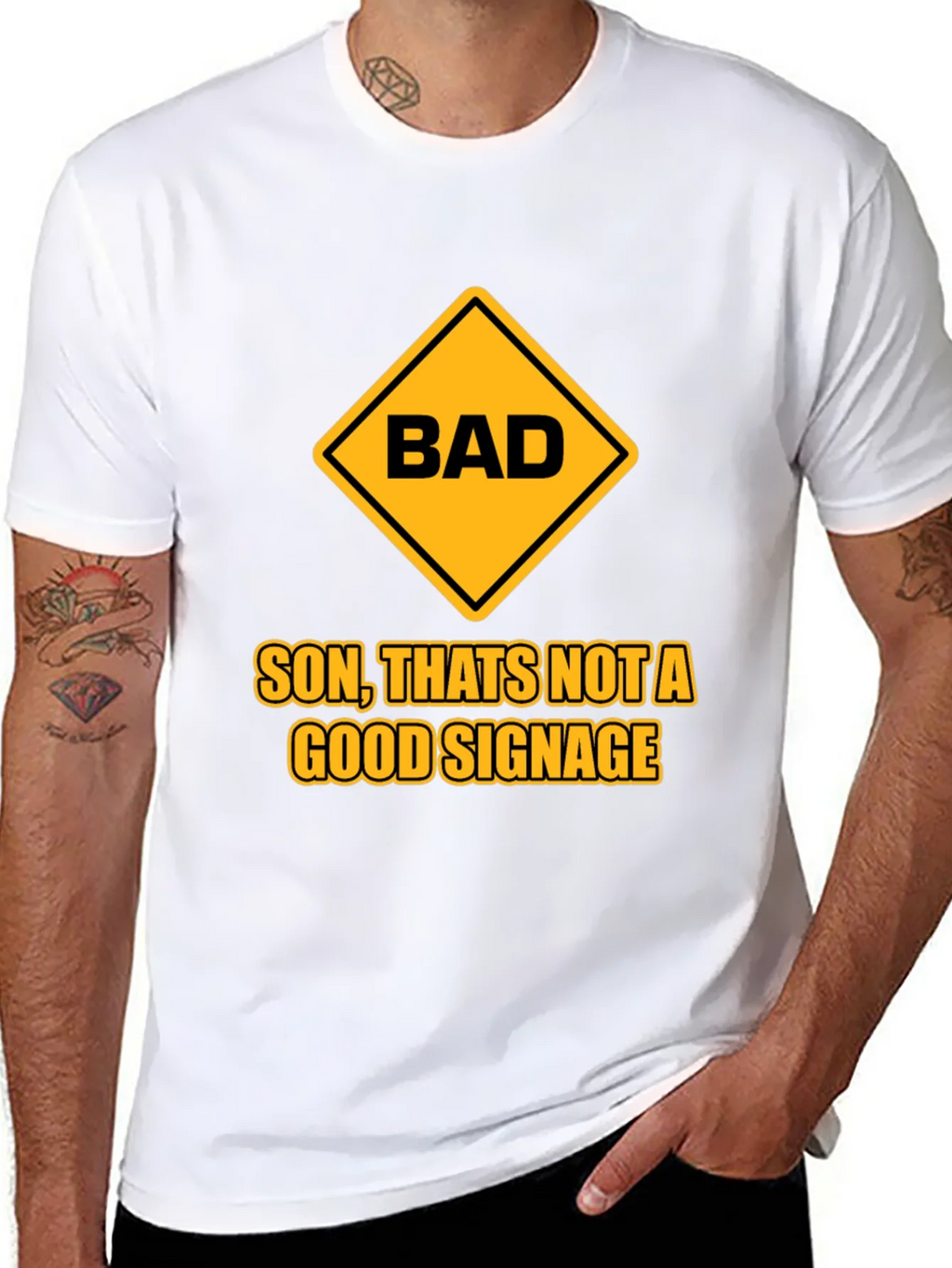 Bad Signage Humor Graphic T-Shirt product image 7