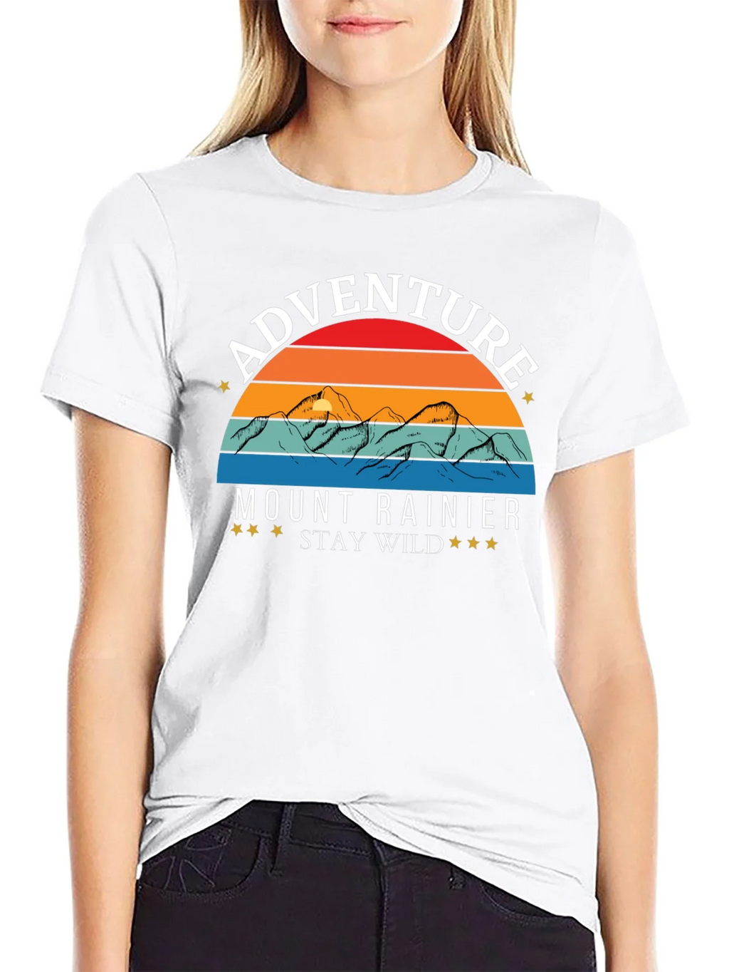 Mount Rainier Adventure Tee - Stay Wild! product image 8