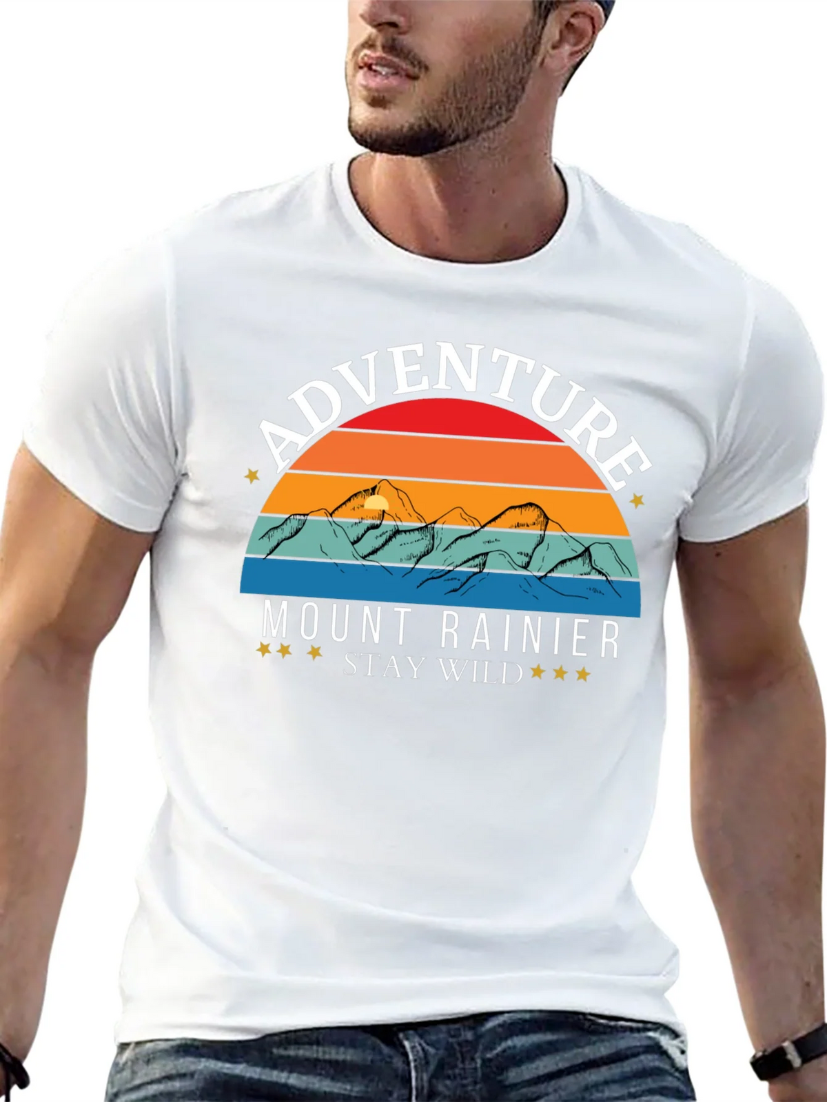 Mount Rainier Adventure Tee - Stay Wild! product image 12