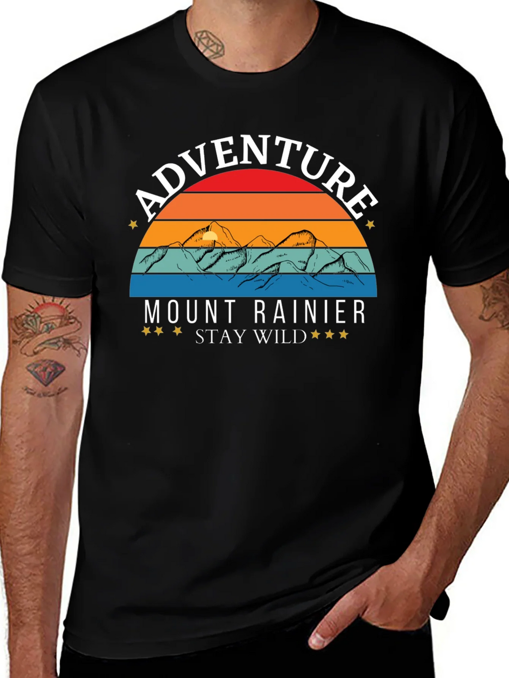 Mount Rainier Adventure Tee - Stay Wild! product image 1