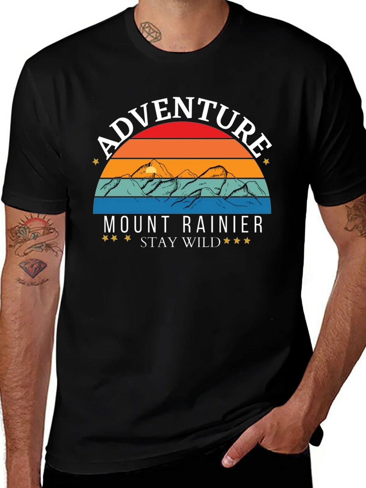 Mount Rainier Adventure Tee - Stay Wild! product image 1