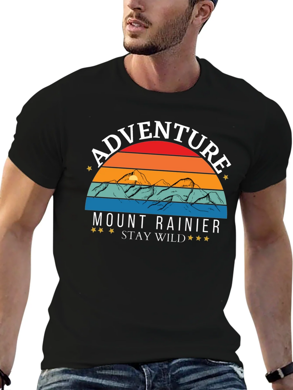 Mount Rainier Adventure Tee - Stay Wild! product image 6