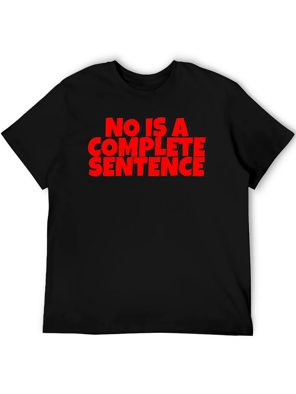Sarcastic T-Shirt: No Is A Complete Sentence product image 4