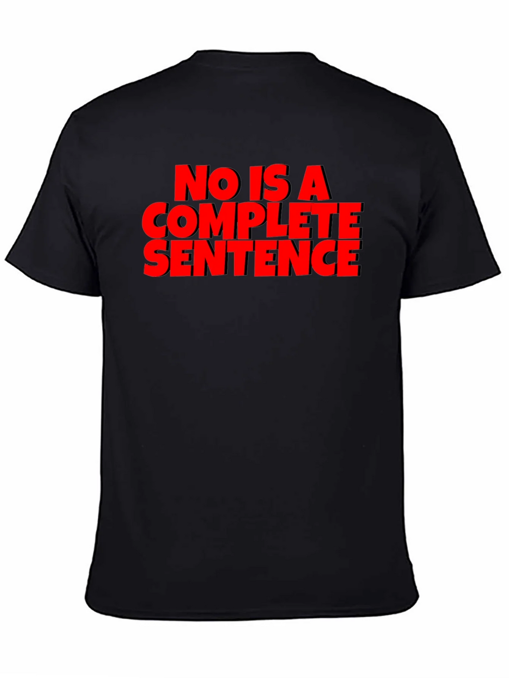 Sarcastic T-Shirt: No Is A Complete Sentence product image 3