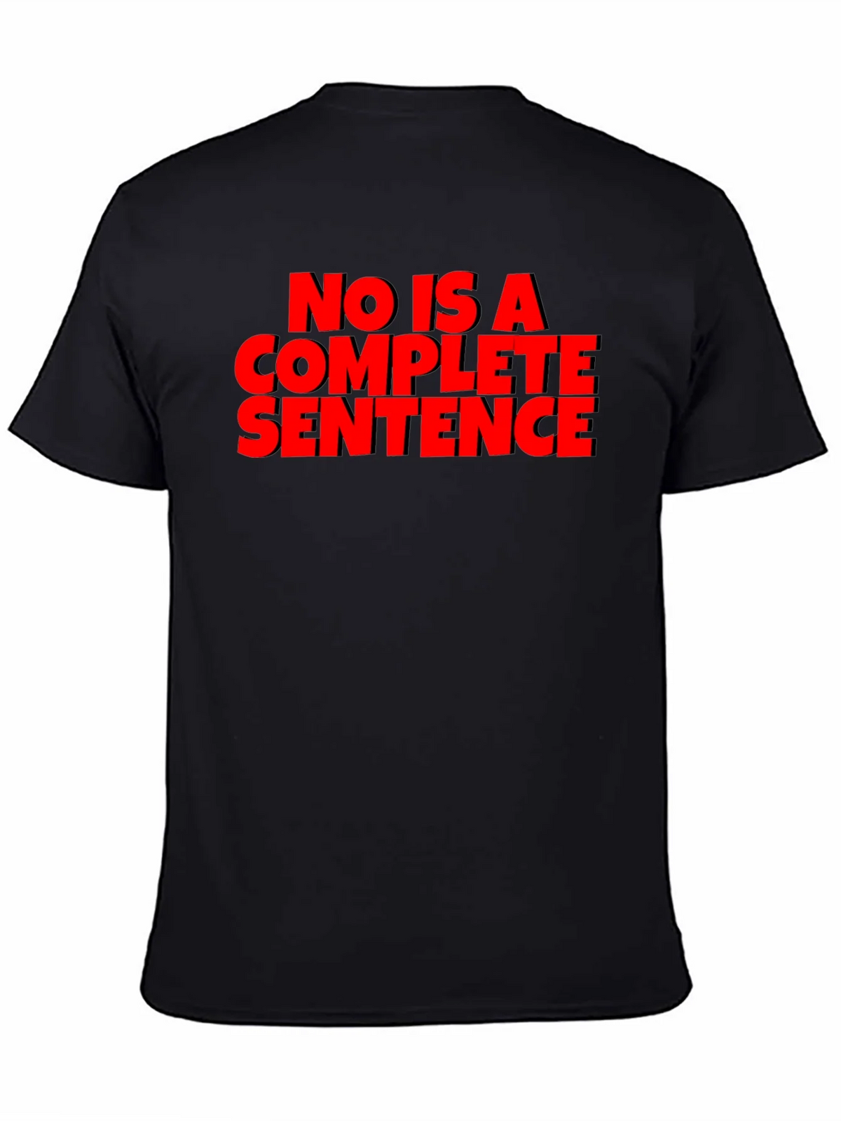 Sarcastic T-Shirt: No Is A Complete Sentence product image 3