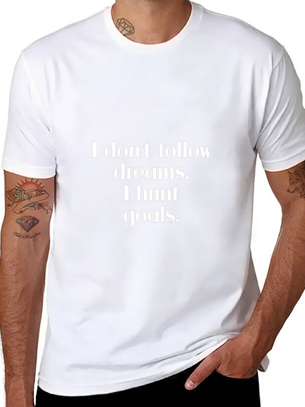 Motivational Goals T-Shirt - Hunt Your Dreams product image 6