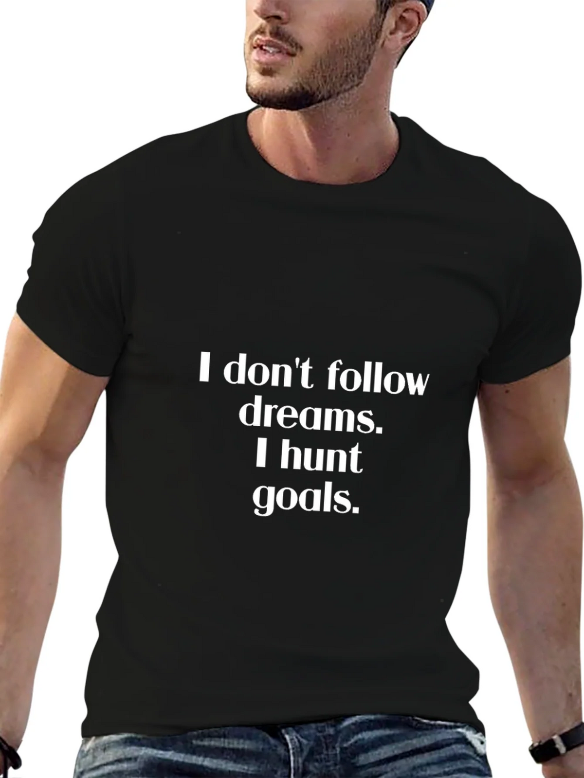 Motivational Goals T-Shirt - Hunt Your Dreams product image 5