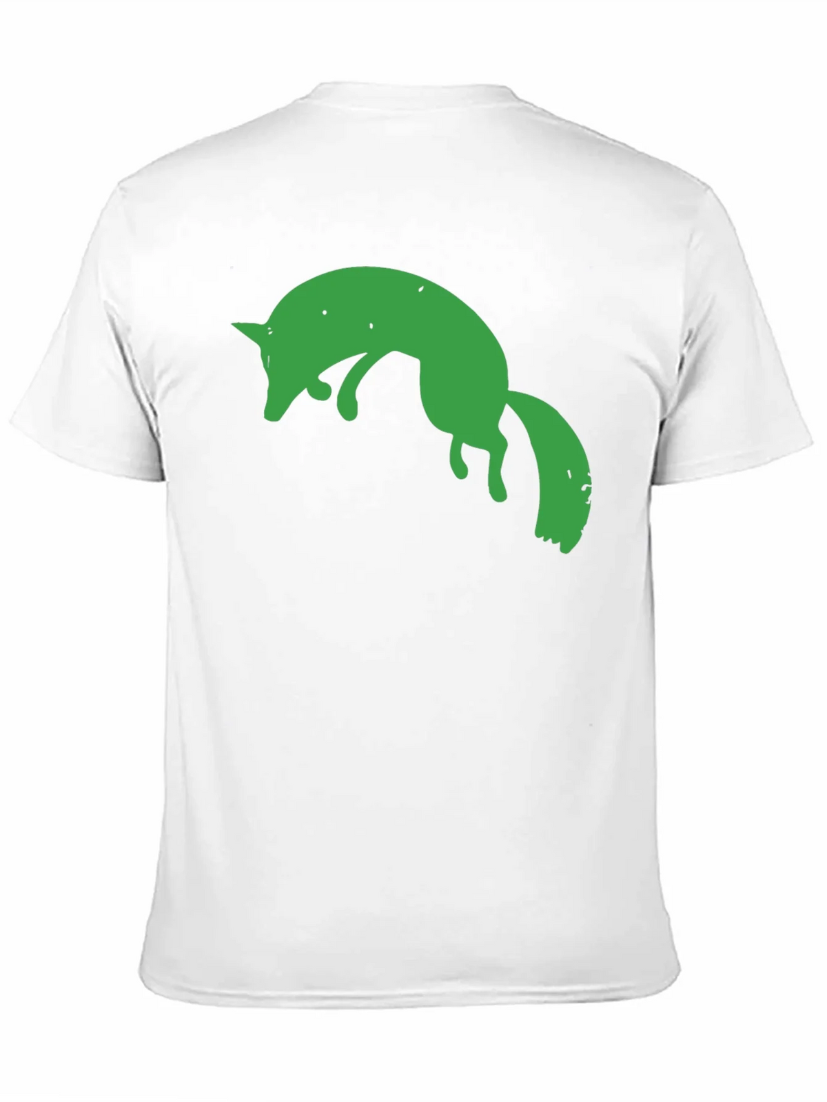 Green Fox Graphic Black T-Shirt product image 10