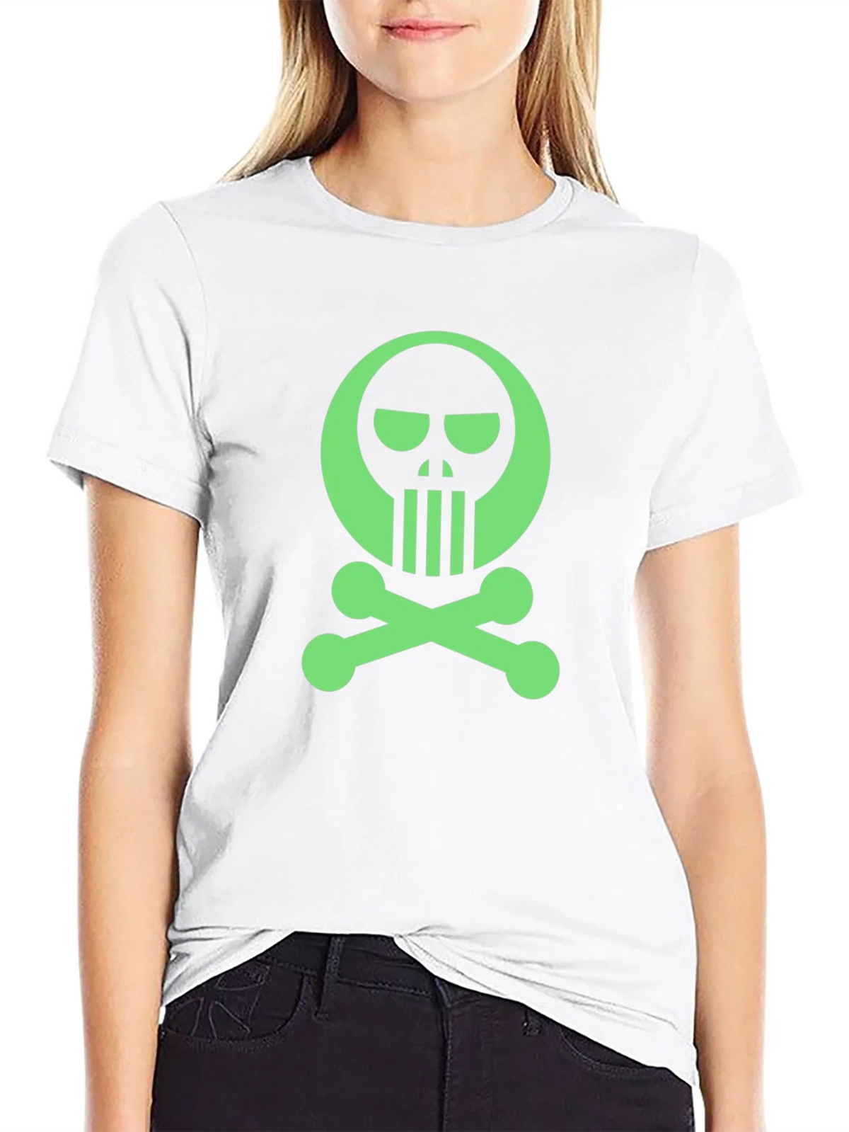 Skull & Crossbones Graphic Tee - Mens Black T-Shirt product image 8