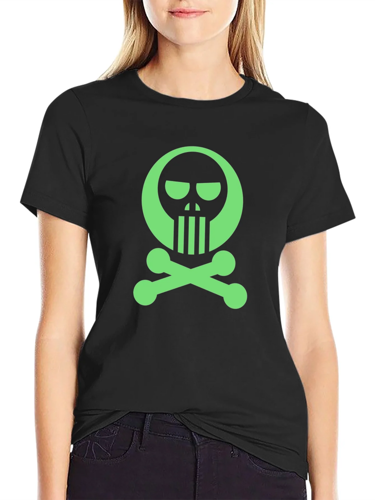 Skull & Crossbones Graphic Tee - Mens Black T-Shirt product image 2