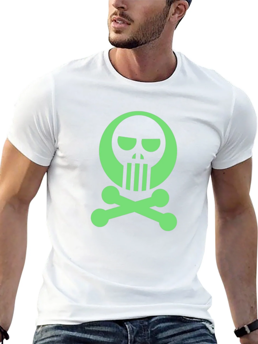 Skull & Crossbones Graphic Tee - Mens Black T-Shirt product image 12