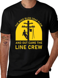 Lineman Crew T-Shirt - The Wind Blew Crap Flew product image 1