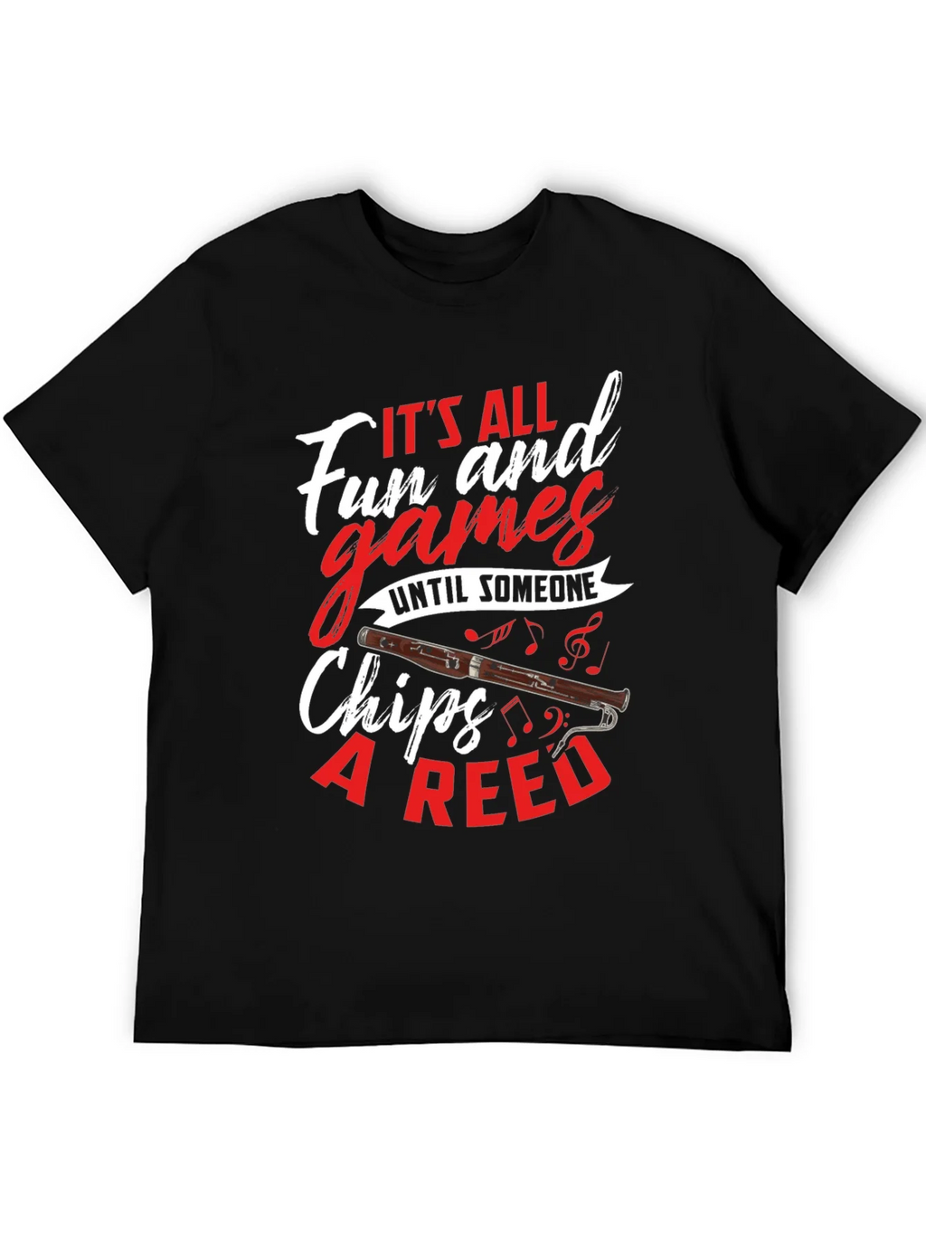Bassoon Humor T-Shirt: Its All Fun and Games product image 5