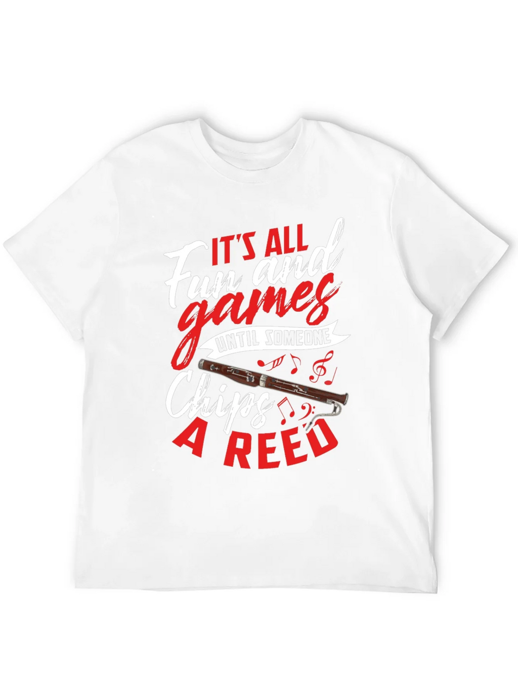 Bassoon Humor T-Shirt: Its All Fun and Games product image 11