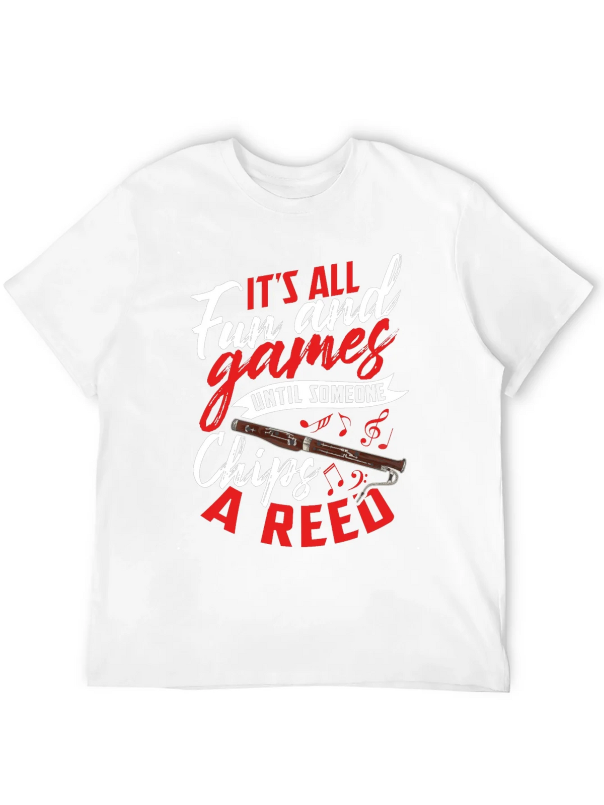 Bassoon Humor T-Shirt: Its All Fun and Games product image 11