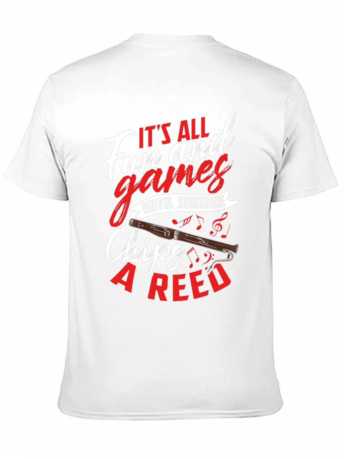 Bassoon Humor T-Shirt: Its All Fun and Games product image 10