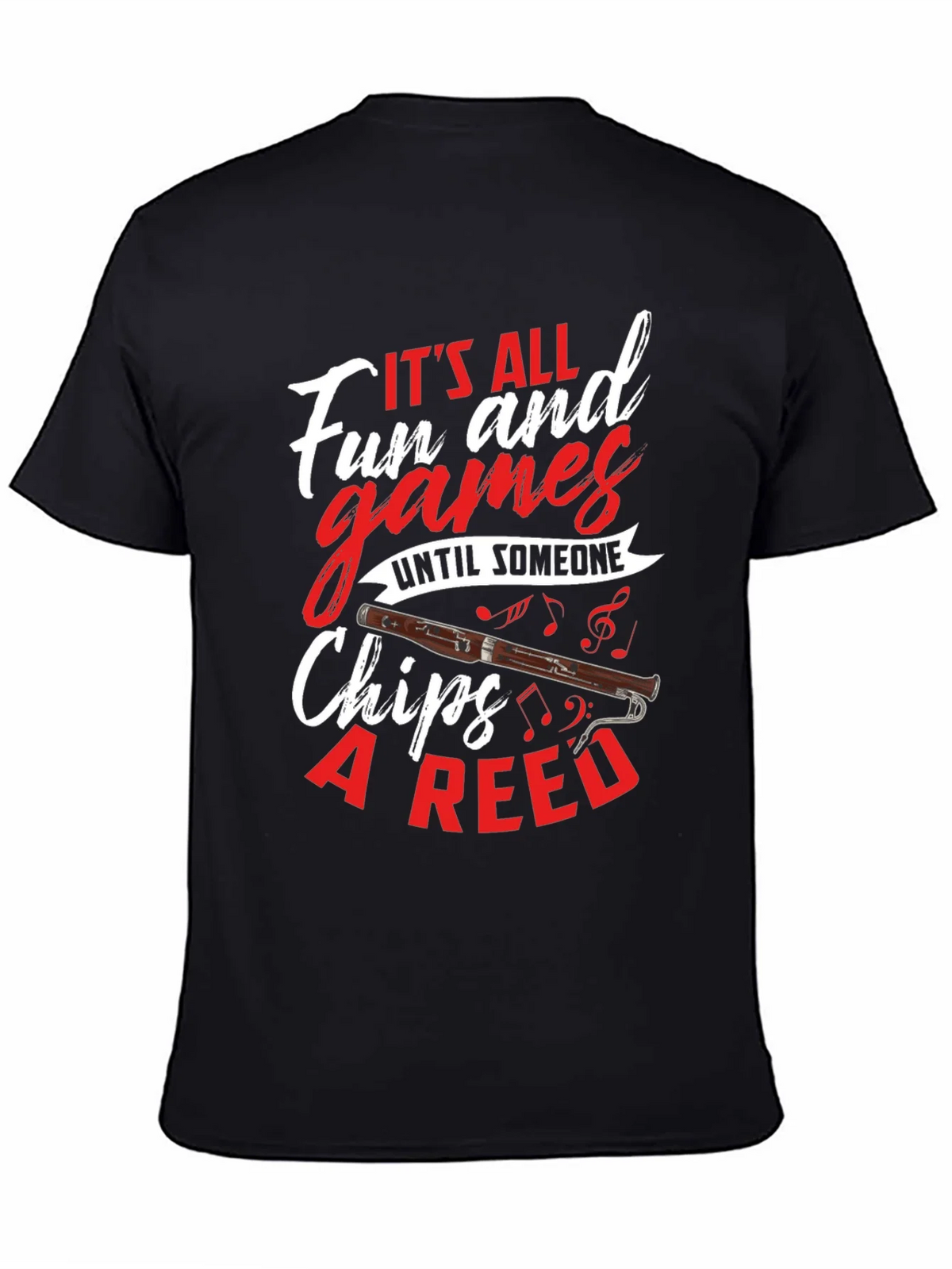 Bassoon Humor T-Shirt: Its All Fun and Games product image 4
