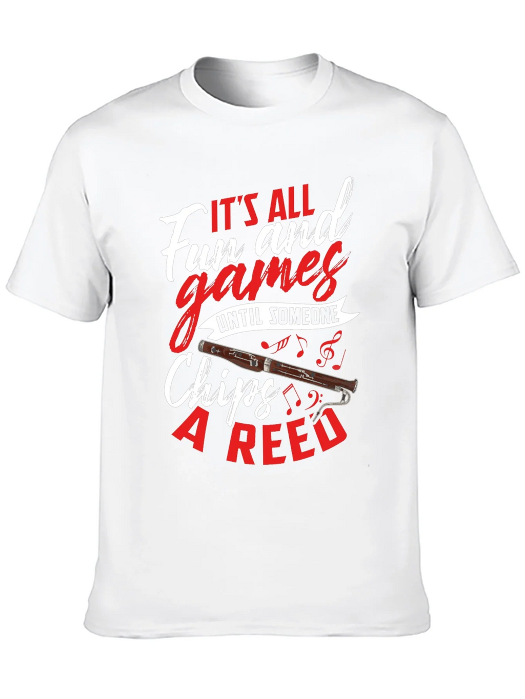 Bassoon Humor T-Shirt: Its All Fun and Games product image 9
