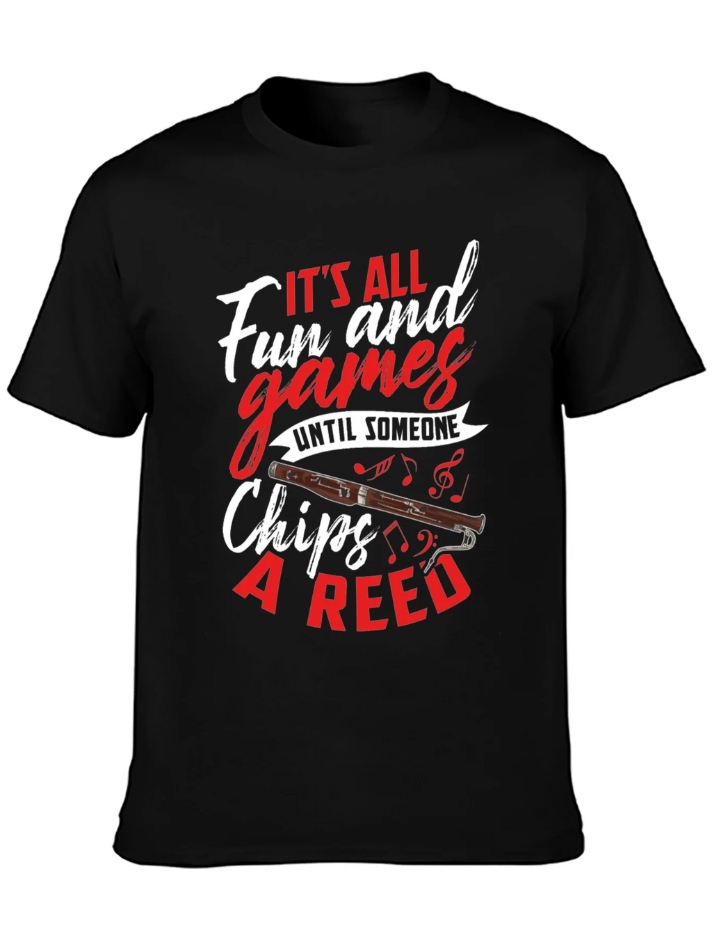 Bassoon Humor T-Shirt: Its All Fun and Games product image 3