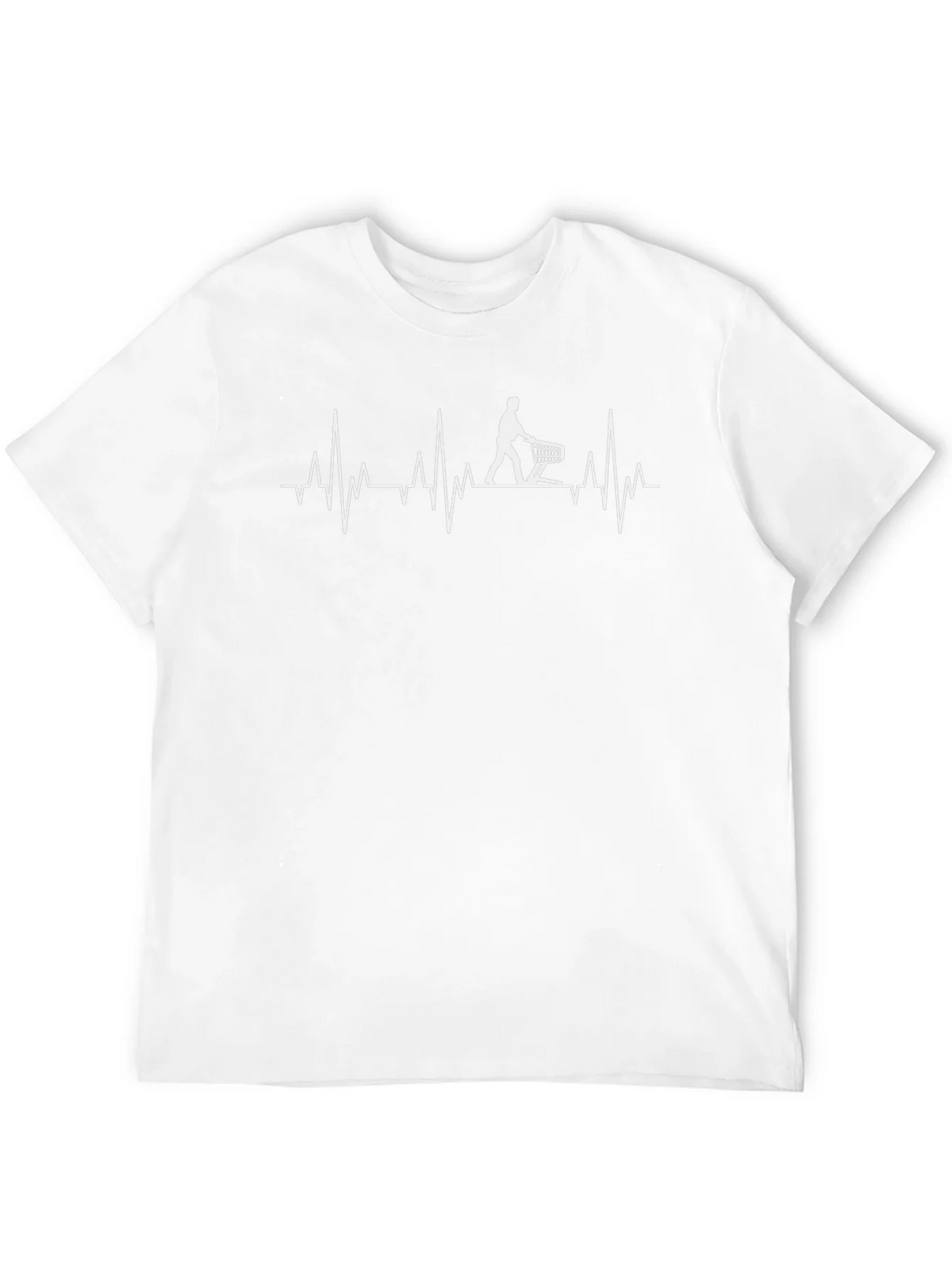 Shopping Cart ECG T-Shirt - Black product image 11