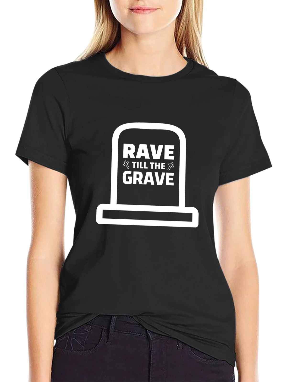 Rave Till the Grave Graphic T-Shirt product image 2