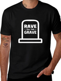Rave Till the Grave Graphic T-Shirt product image 1