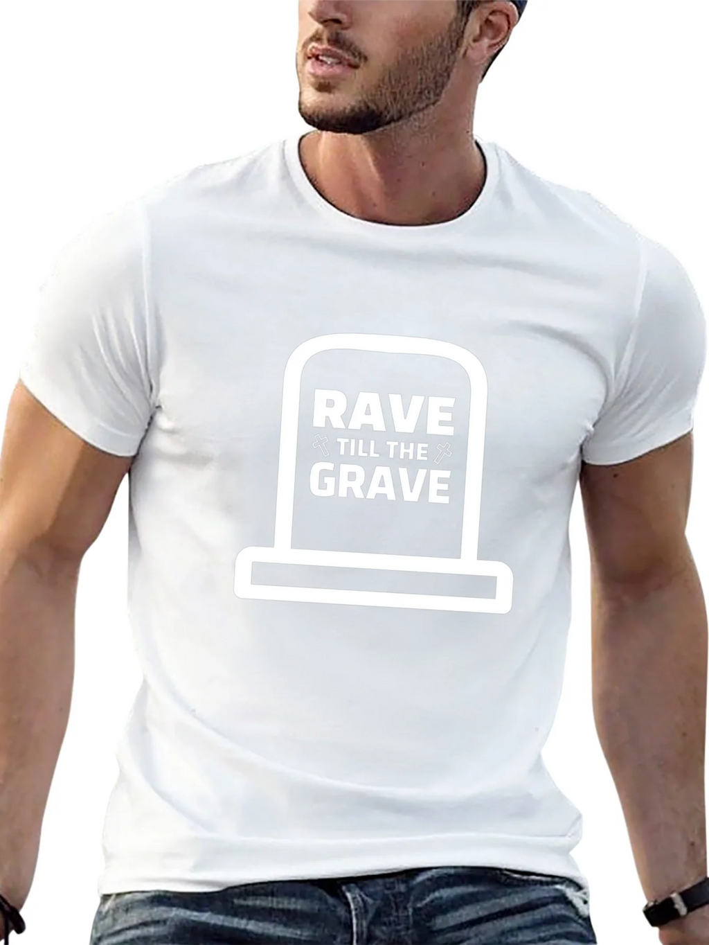Rave Till the Grave Graphic T-Shirt product image 12