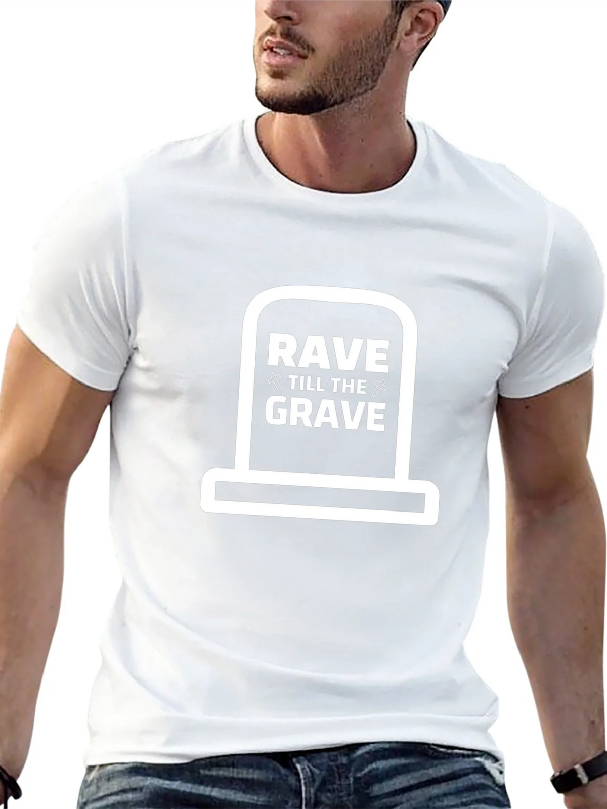 Rave Till the Grave Graphic T-Shirt product image 12
