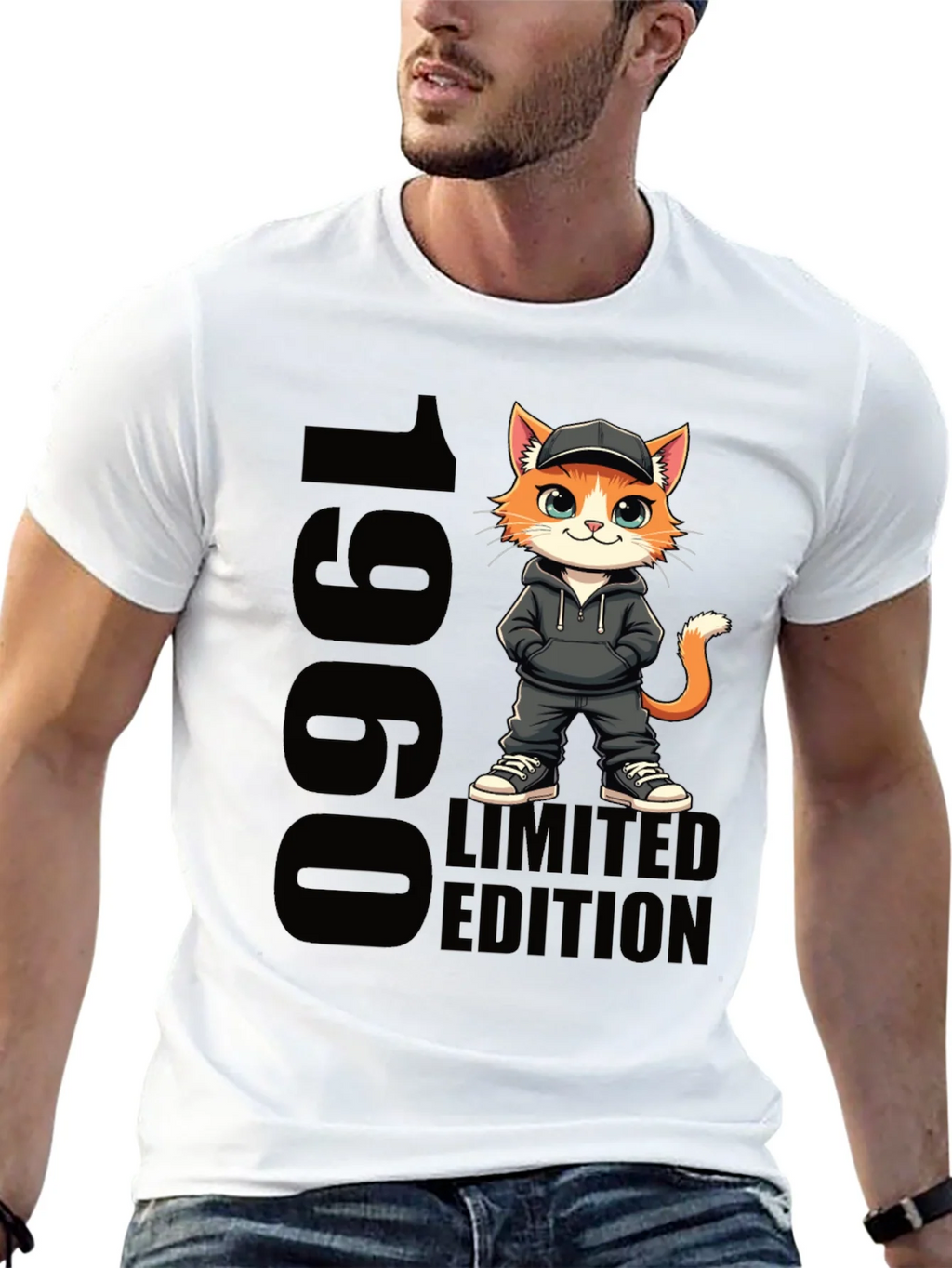 1960 Limited Edition Cat Graphic T-Shirt product image 10