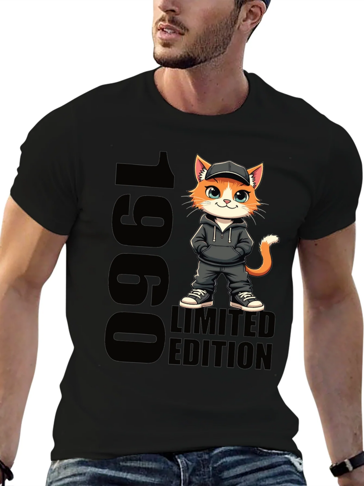 1960 Limited Edition Cat Graphic T-Shirt product image 5