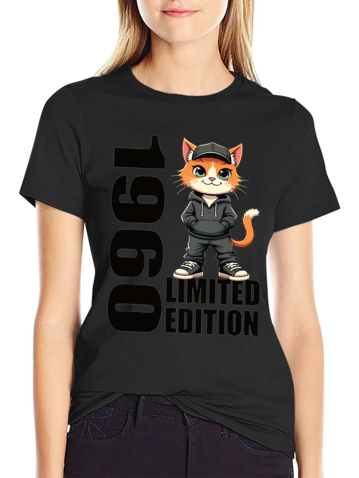 1960 Limited Edition Cat Graphic T-Shirt product image 2