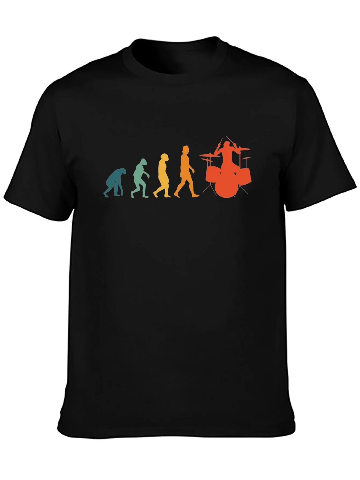 Evolution of Drummer T-Shirt - Funny Music Tee product image 3