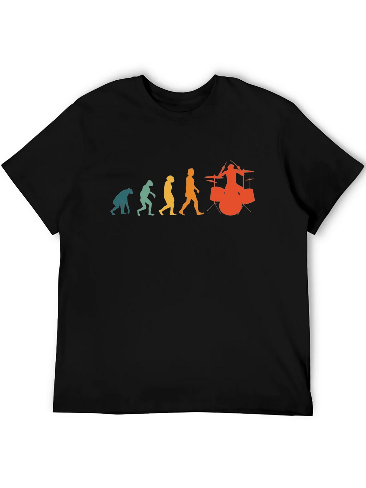 Evolution of Drummer T-Shirt - Funny Music Tee product image 5