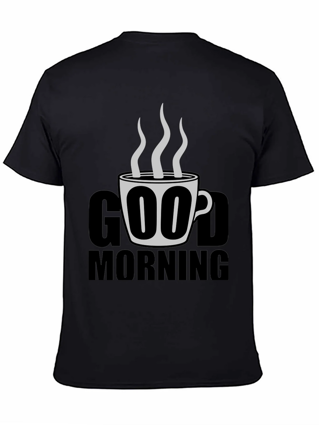Good Morning Coffee Graphic Tee - Black product image 4