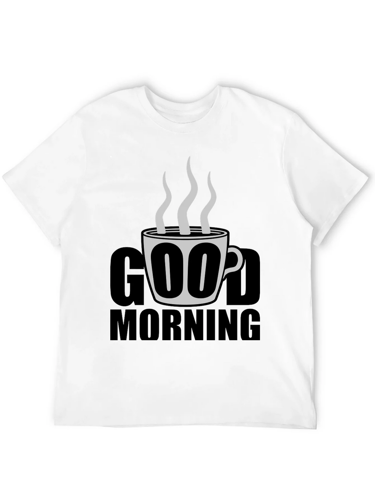 Good Morning Coffee Graphic Tee - Black product image 11