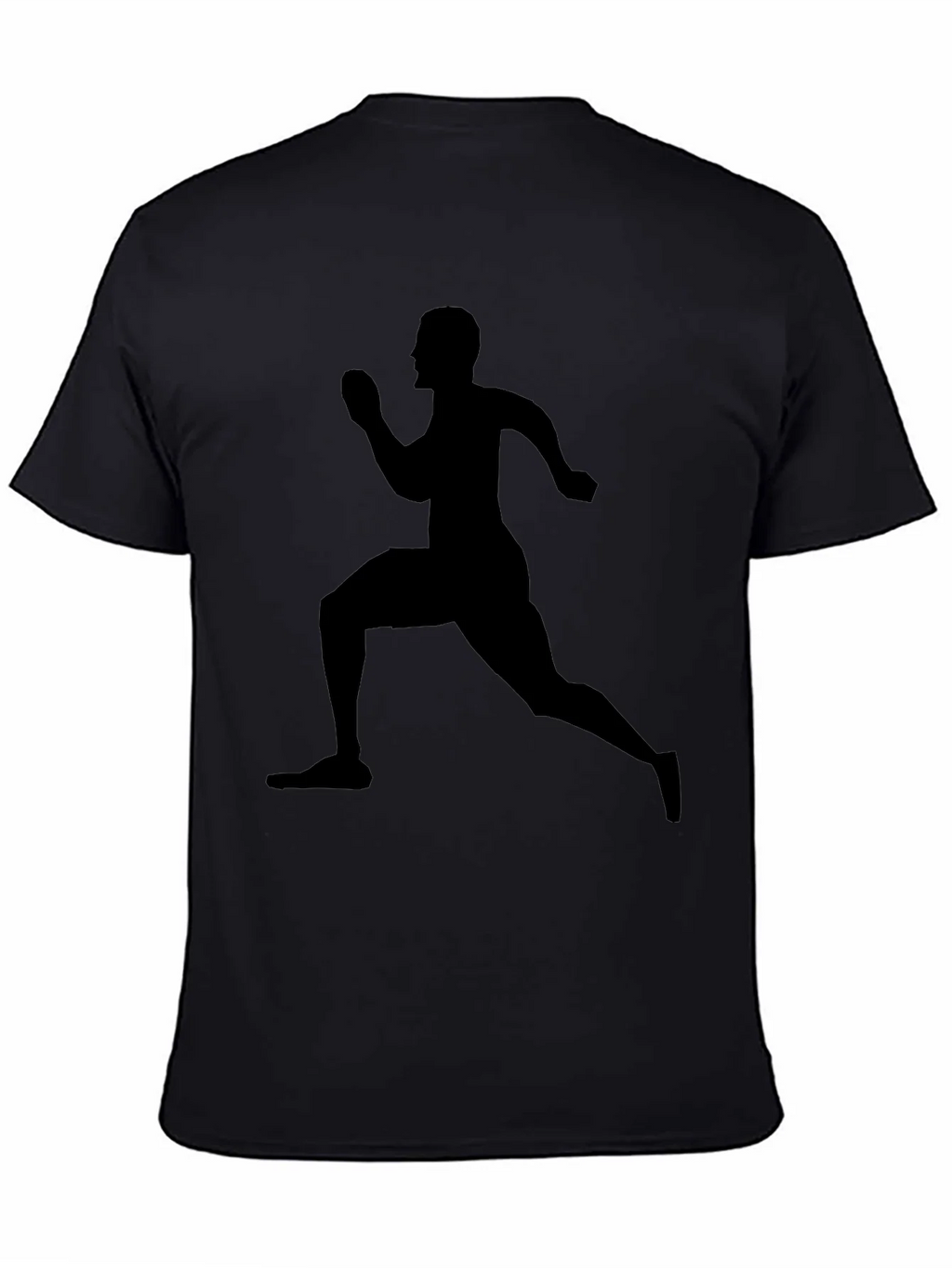 Running Silhouette Tee - Black Graphic T-Shirt product image 4