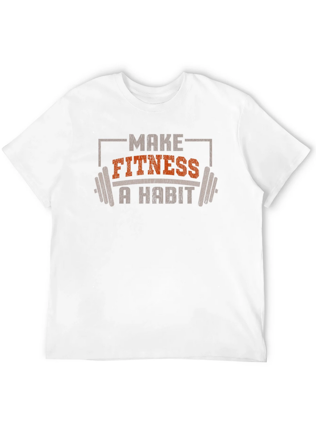 Make Fitness A Habit T-Shirt - Workout Motivation product image 11